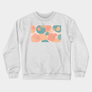 Abstract Organic Hand-Drawn Pattern Crewneck Sweatshirt